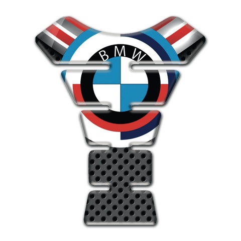 BMW Stylish Center  Tank Pad Protector Big Round Logo design 