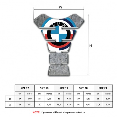 BMW Tank Fuse Stone effect Base and Big Logo 