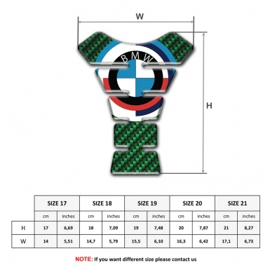 BMW Tank Protector Tank Protector Green Carbon Print 