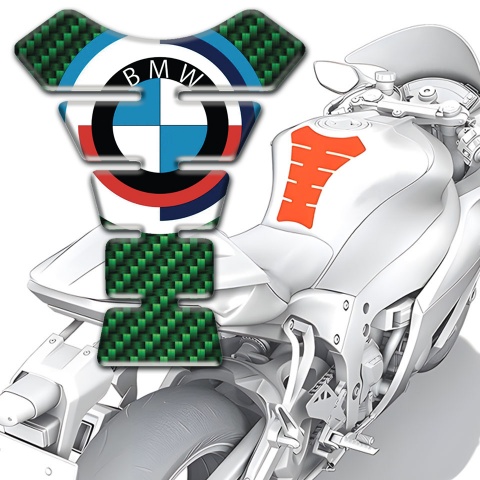 BMW Tank Protector Tank Protector Green Carbon Print 