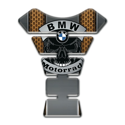 BMW Motorrad Tank Fuse Copper honeycomb Motif Skull Logo 