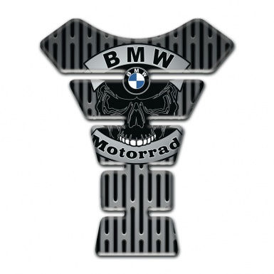 BMW Motorrad Tank Guard Pads grid Base Style and Skull Logo 