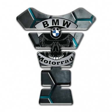 BMW Motorrad Tank Fuse 3D Design with Skull Logo Style 