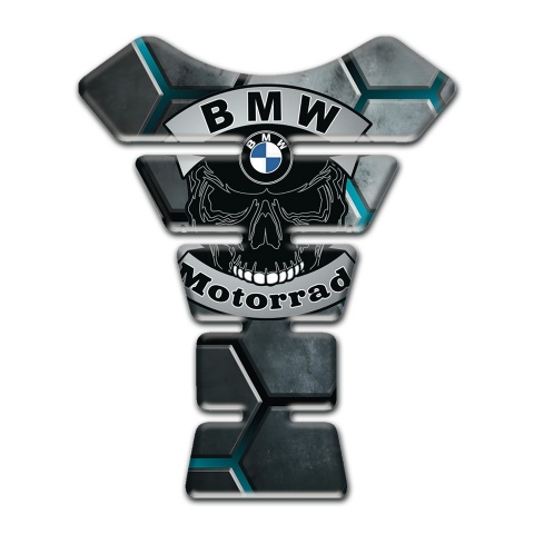 BMW Motorrad Tank Fuse 3D Design with Skull Logo Style 