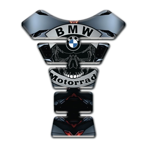 BMW Motorrad High End Tank Protector with Skull Logo Design 