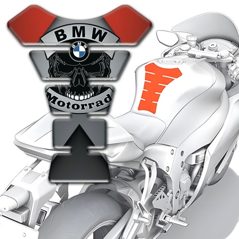 BMW Tank Fuse Racing Edition Skull Logo Motorrad edition 