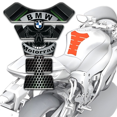 BMW Motorrad High End Tank Guard Pads Perforated Metal style 