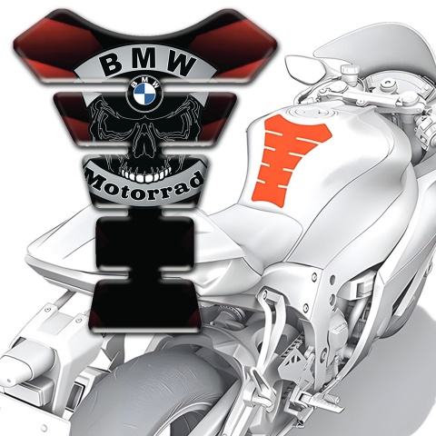 BMW Motorrad Tank Fuse Silicone Sticker High-Quality Vision 