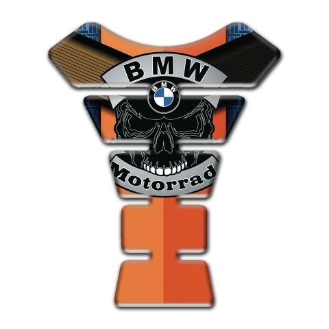 BMW Motorrad Motorbike Tank Pad Orange Nuance Design 