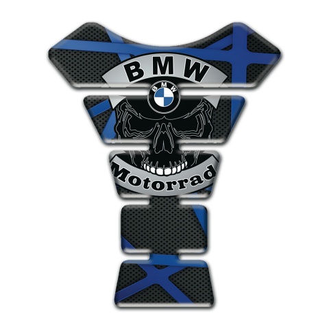 BMW Motorrad Tank Guard Pads Unique Black Blue Decoration