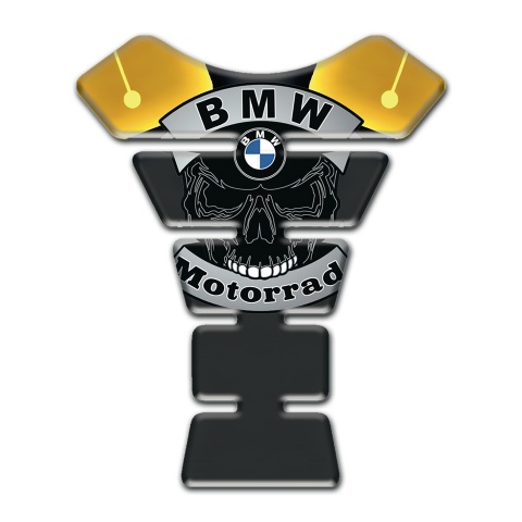 BMW Tank Fuse Motorrad Edition Yellow Black Background 