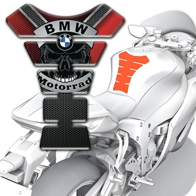 BMW Tank Protector Motorrad Version Skull Logo Style 