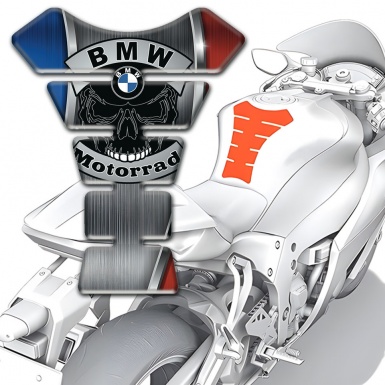 BMW Tank Guard Pads Motorrad Version Skull Logo Model 