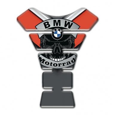 BMW Tank Pad Protector Motorcycle Motorrad Style Racing Edition Skull Logo 