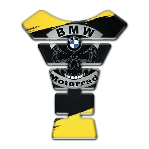 BMW Motorbike Tank Pad Motorrad Style Yellow Black Paints Edition 