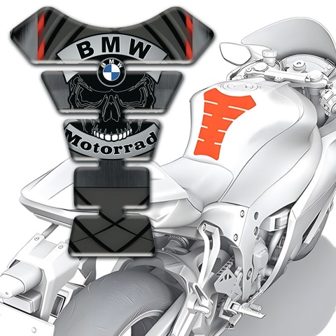 BMW Tank Fuse Stylish Motorrad Edition Skull Logo print 