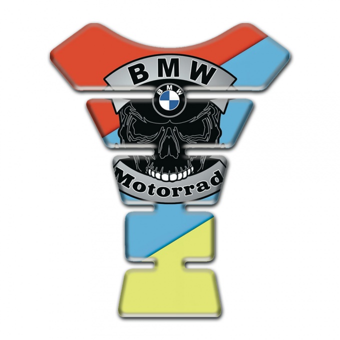 BMW Motorbike Tank Pad Motorrad Style Sky Blue nuance base 