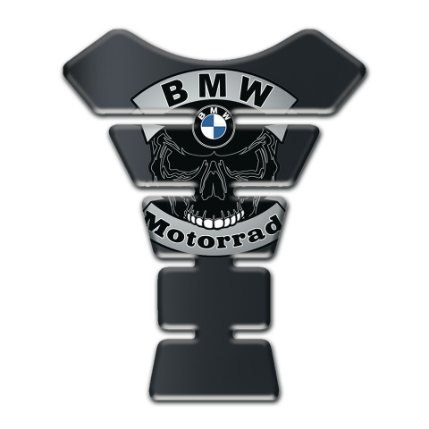 BMW Tank Guard Pads Classic Dark Design with Skull Logo Motorrad Edition 