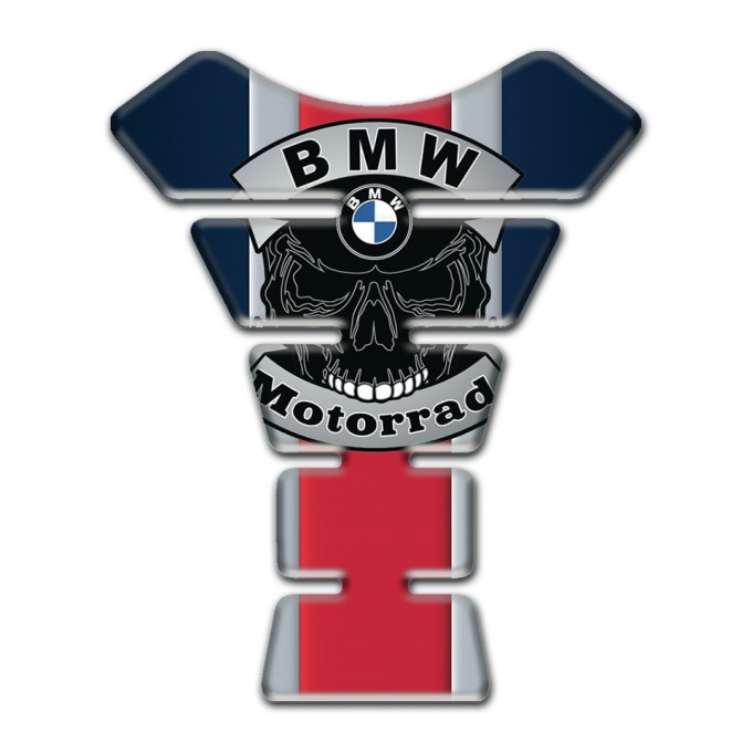 BMW Motorcycle Motorrad Editon Tank Protector with Skull Logo Style 