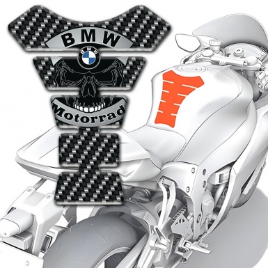 BMW Tank Pad Protector Motorrad Style Metal Fibers Design 