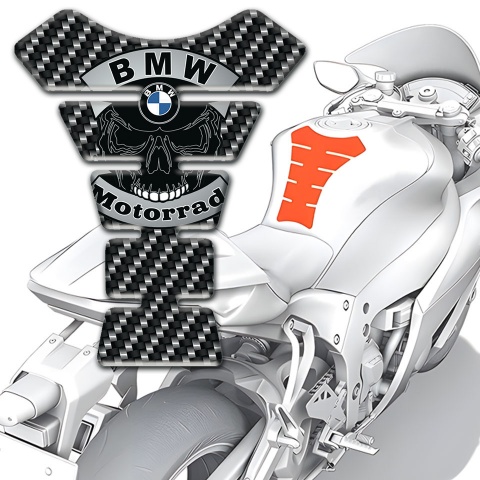 BMW Tank Pad Protector Motorrad Style Metal Fibers Design 