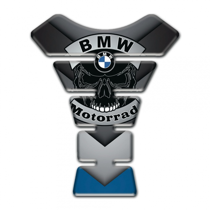 BMW Motorrad Premium Quality Tank Guard Pads Skull logo Type 