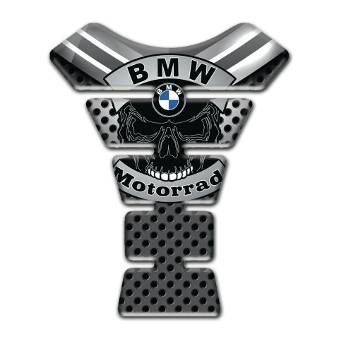 BMW High End High-Quality  Motorbike Tank Pad Skull Logo pattern 