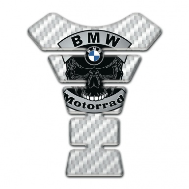 BMW Tank Pad Protector Motorrad Edition White Carbon Base 