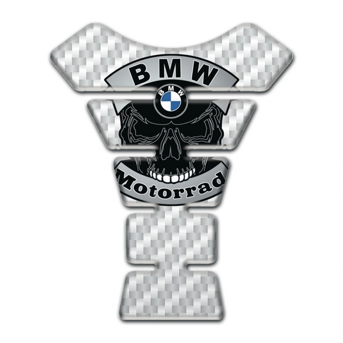 BMW Tank Pad Protector Motorrad Edition White Carbon Base 
