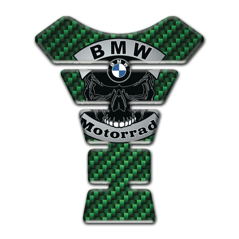 BMW Tank Fuse Motorrad Style Green carbon Base 