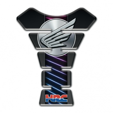 Honda HRC Tank Guard Pads Neon Lights Motiff Wings Logo 