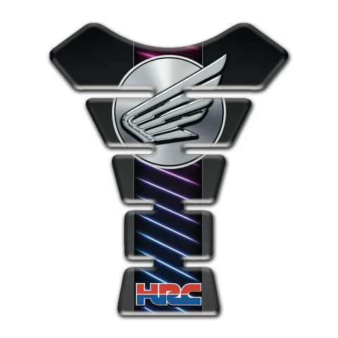 Honda HRC Tank Guard Pads Neon Lights Motiff Wings Logo 