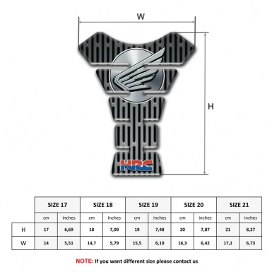 Honda HRC Tank Pad Protector Racing Edition 
