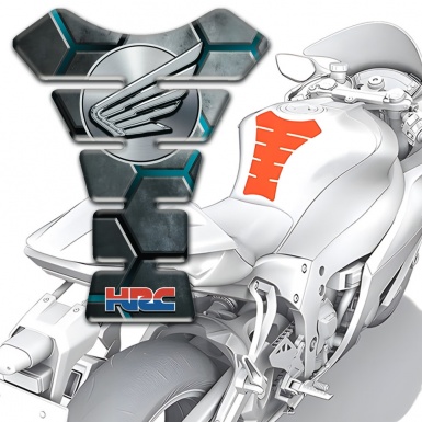 Honda HRC Tank Protector Stylish 3D Design 