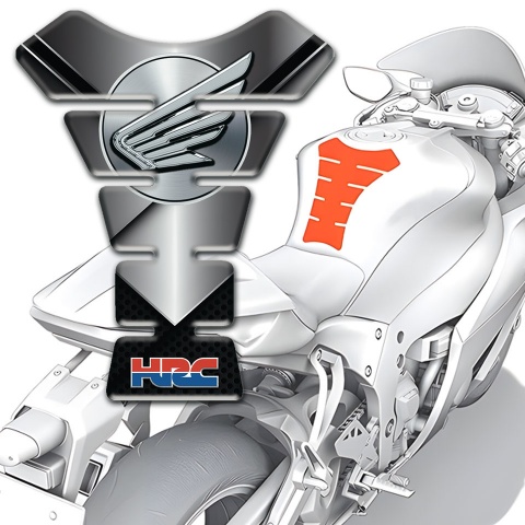 Honda HRC Tank Pad Protector Wings logo Effect 