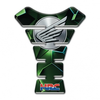 Honda HRC Tank Protector Green Black background Style 