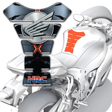 Honda HRC Stylish Tank Pad Protector Wings Logo Style 