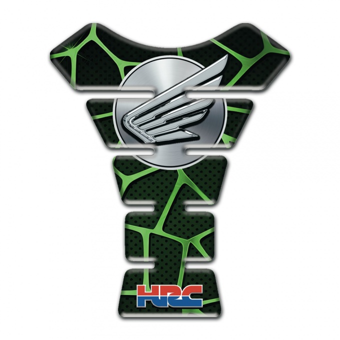 Honda HRC Tank Fuse Green Patterns Style 