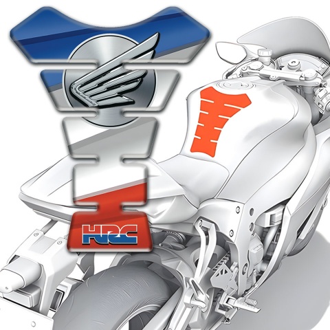 Honda Tank Guard Pads Stylish Colorful Design 