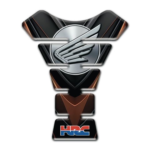 Honda Tank Guard Pads HRC Version Black brown base 