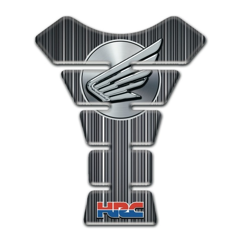 Honda Tank Pad Protector Grey with White Lines base HRC Style 