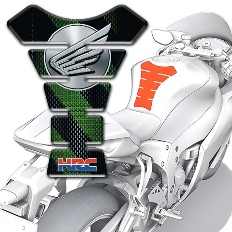 Honda Tank Fuse HRC Anti Slip Sticker Best Style 