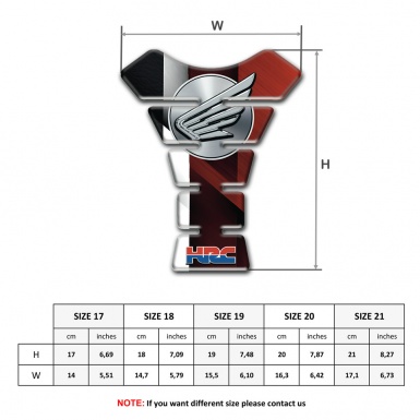 Honda Tank Protector High End Style HRC edition 