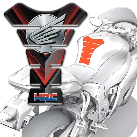 Honda Tank Protector Wngs Logo Design HRC Style 