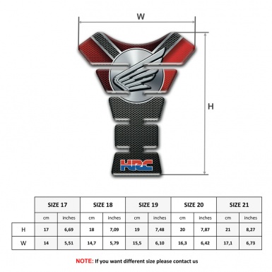 Honda Tank Guard Pads Anti Slip Sticker Stylish Edition 