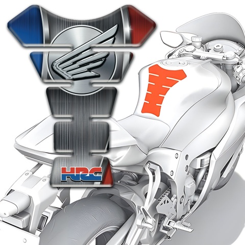 Honda Tank Fuse Stylish Motorcycle Silicone Sticker 