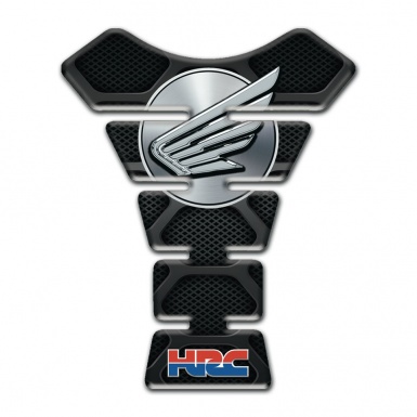 Honda Tank Pad Motorbike Dark Base Grey Logo 