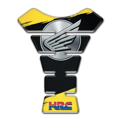 Honda Tank Pad Protector Yellow Black zones Style 