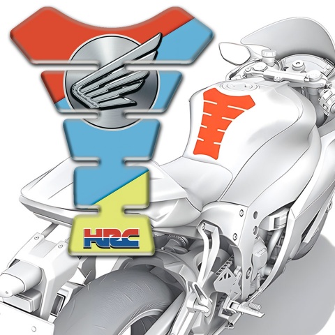 Honda Tank Protector Sky Blue Nuance Design HRC Edition 