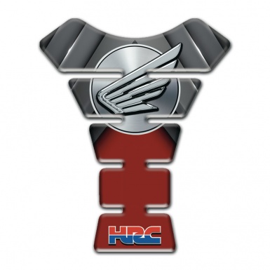 Honda Tank Pad Protector Red with Grey Elements Print HRC Style 